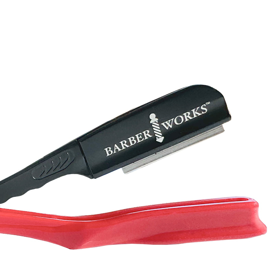 Barber Works Professional Razor Holder – Ultra 3mm Exposed | Superior Grip & Safety Hinge Design