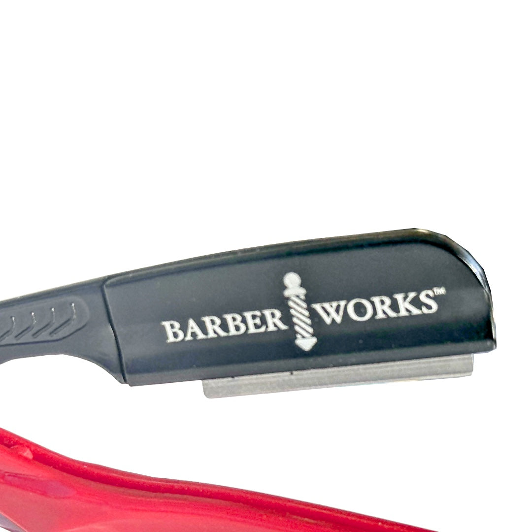 Barber Works Professional Razor Holder – Ultra 3mm Exposed | Superior Grip & Safety Hinge Design