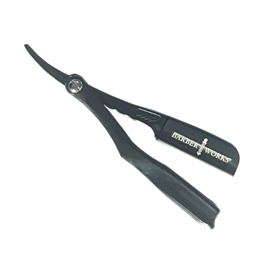 Barber Works Professional Razor Holder – Ultra 3mm Exposed | Superior Grip & Safety Hinge Design